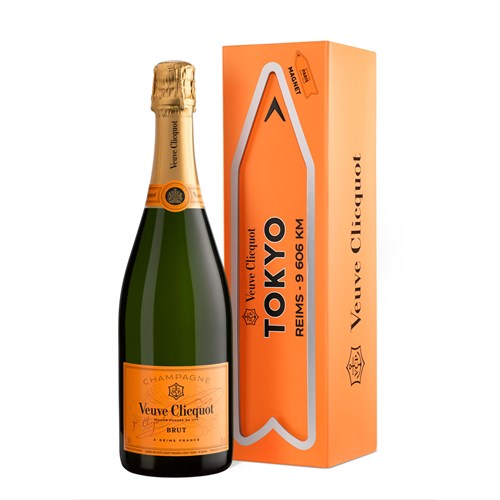 Veuve Clicquot Yellow Label Brut Arrow City Magnet Tokyo - Fast Shipping